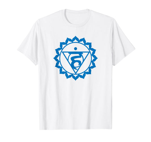 Chakra Sacred's Funny Geometry Tee. Yoga Throat