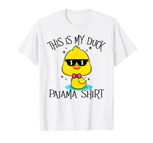 This Is My Duck Pajama Fun Duck Halloween Costume Girl Women T-Shirt