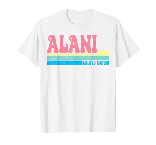 ALANI Name Personalized Cute Idea Groovy Women ALANI T-Shirt