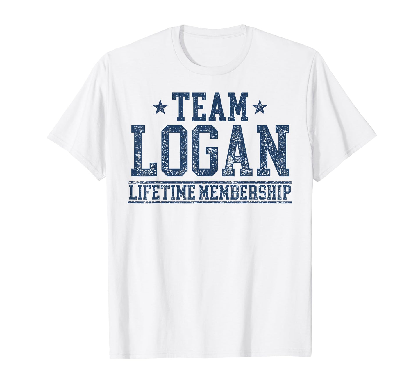 Team Logan Lifetime Member Personalized Surname Last Name T-Shirt