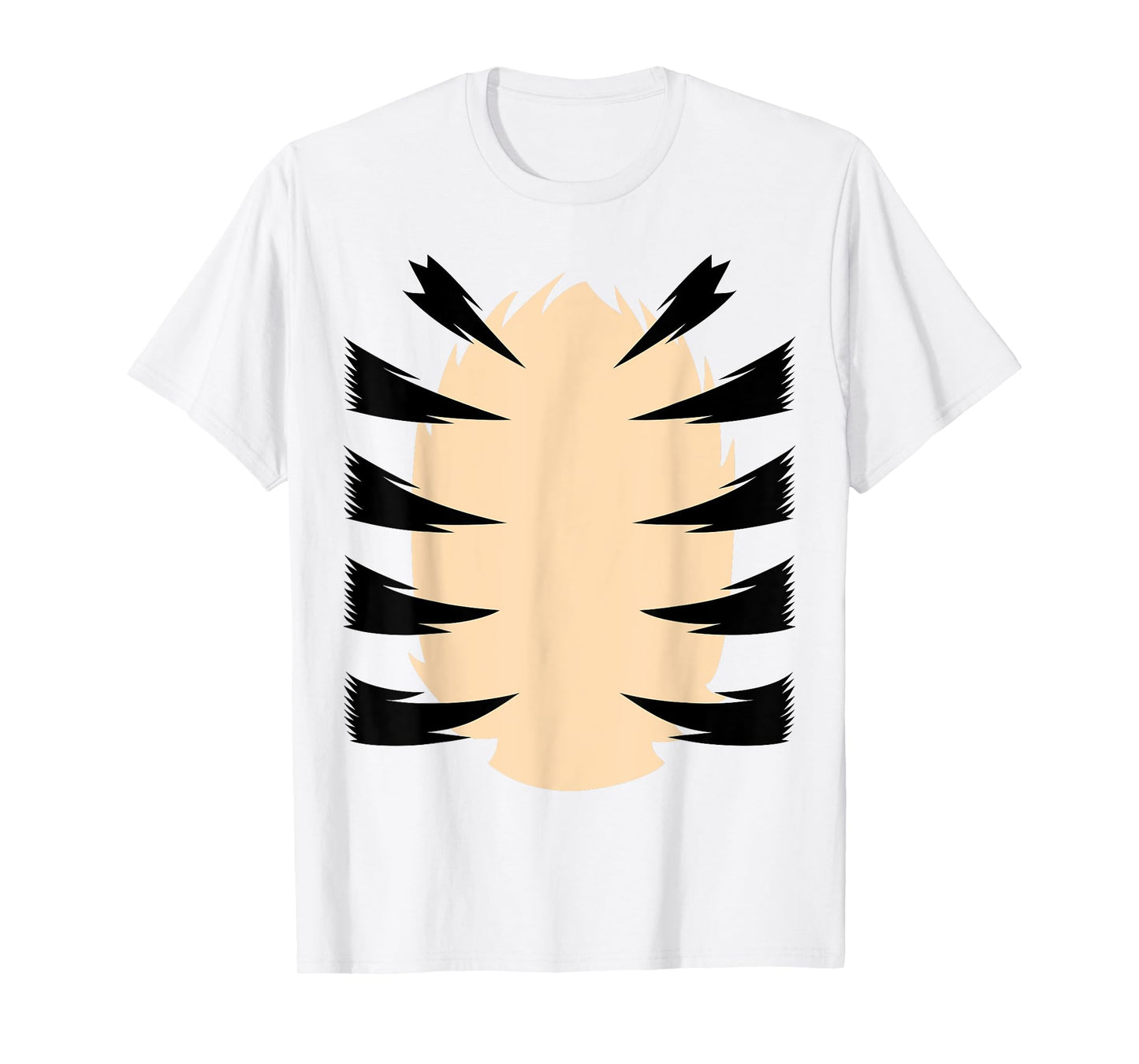 Tiger Stripes DIY Halloween Costume Tiger Belly Orange Tiger T-Shirt