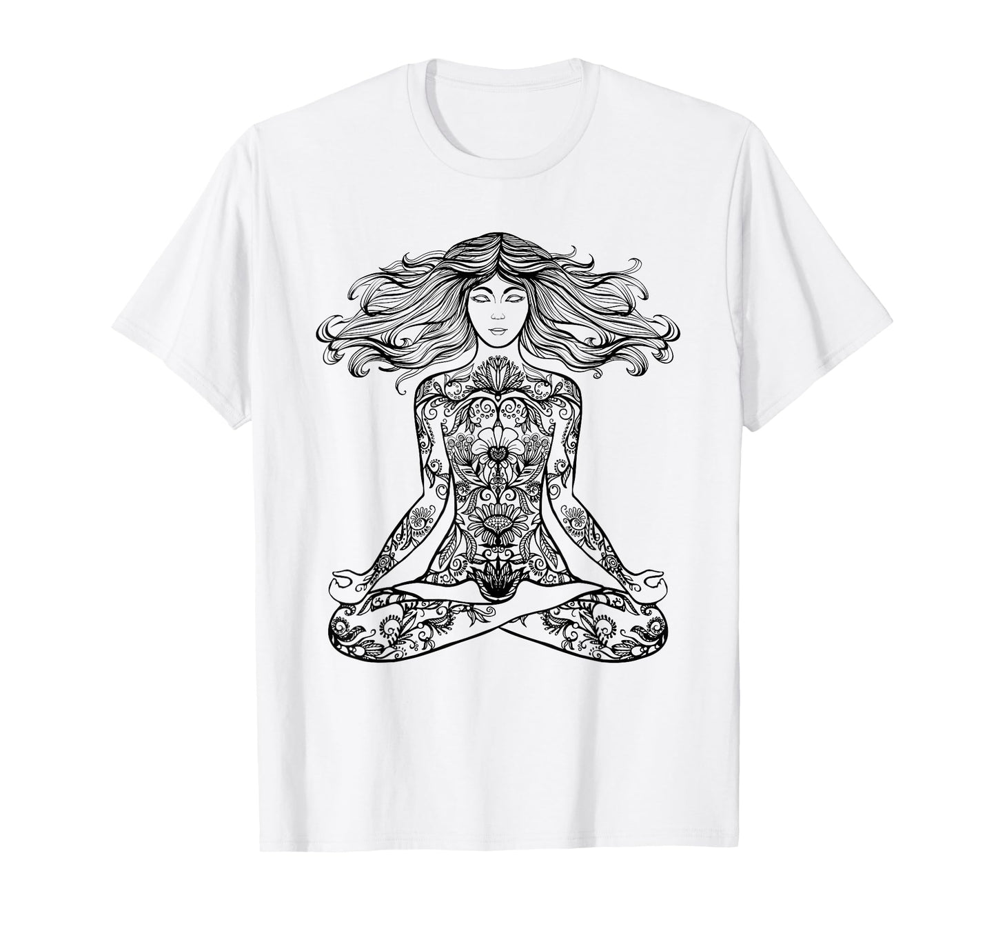 Zen Meditation T Shirt Cute Yoga Clothes Gifts For Women Men T-Shirt