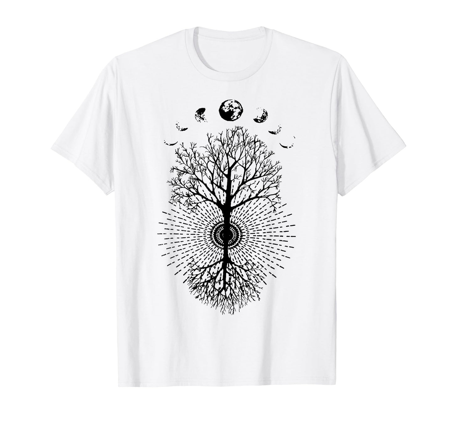 Phases of the Moon Tree Shirt