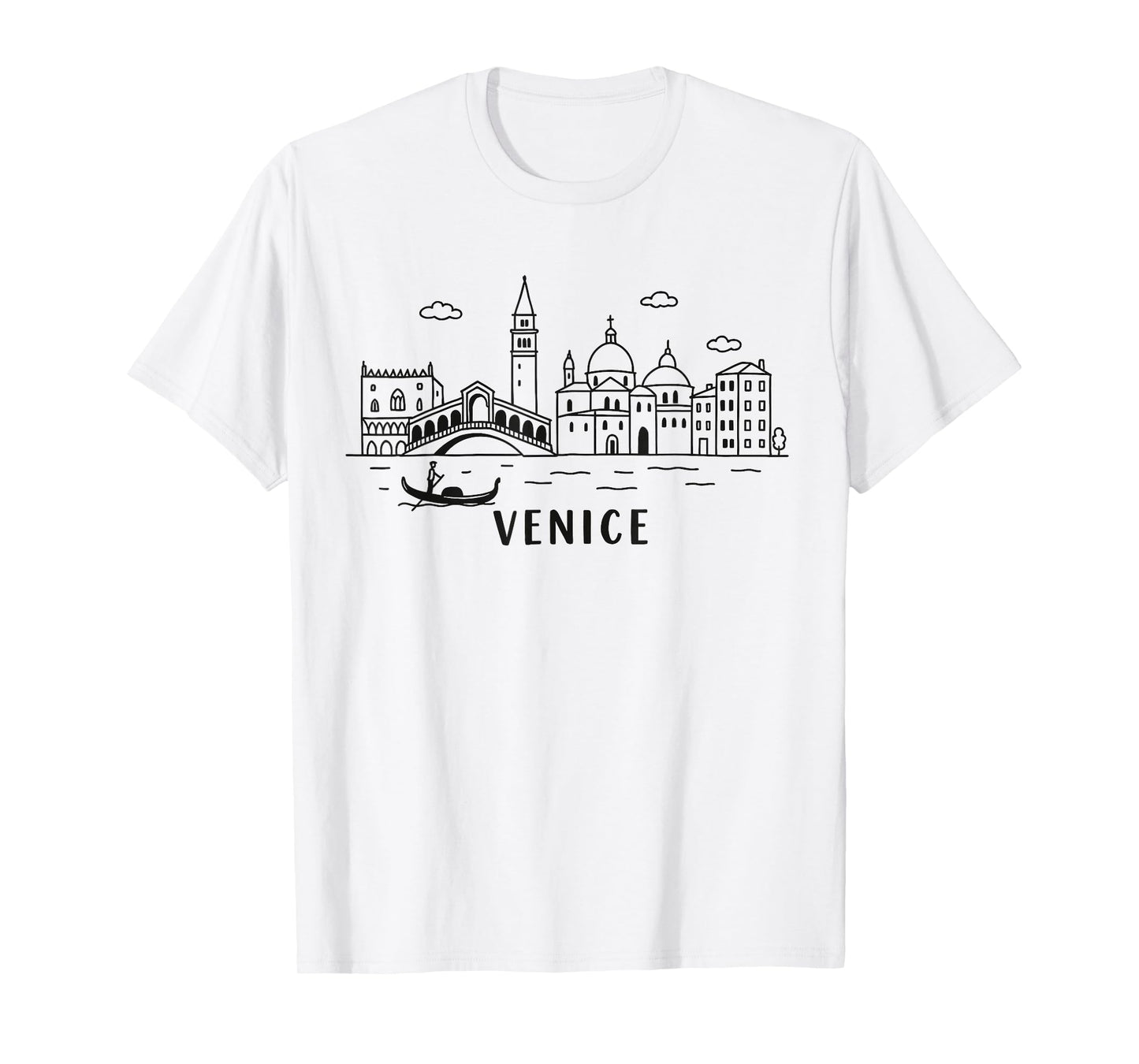 Venice Italy Skyline Graphic Travel Venezia Italia Souvenir T-Shirt
