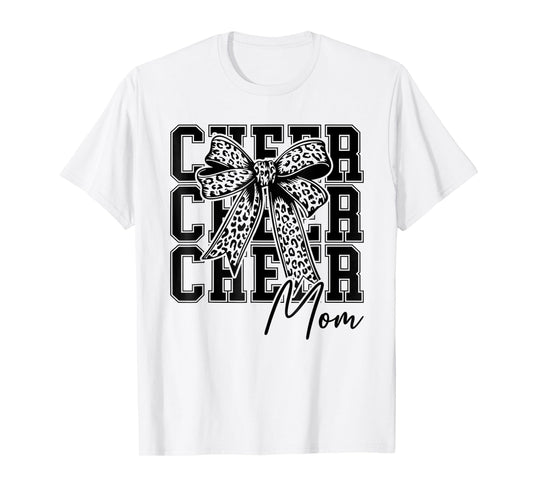 Cheer Mom Cheerleader Mom Cheer Mama Biggest Fan Mothers Day T-Shirt