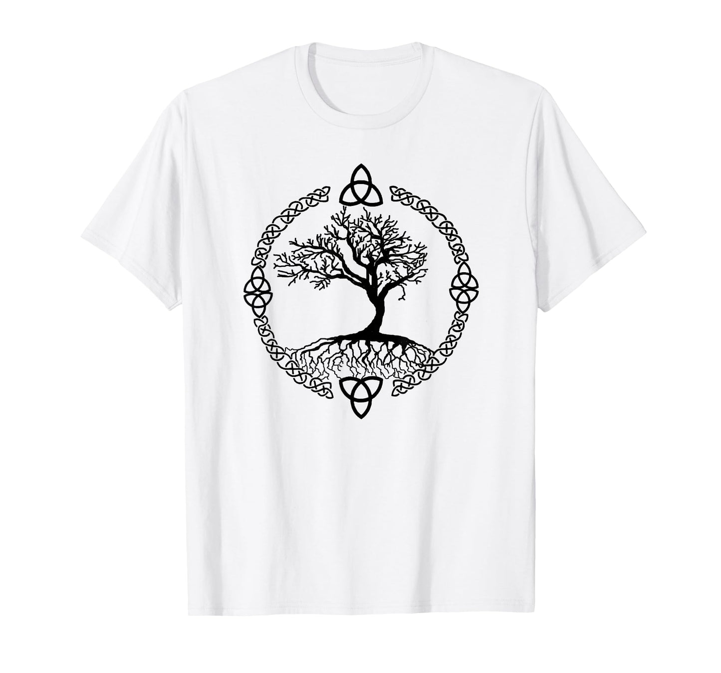 Tree of Life Yggdrasill Celtic Knot Shirt Dark Graphic T-Shirt