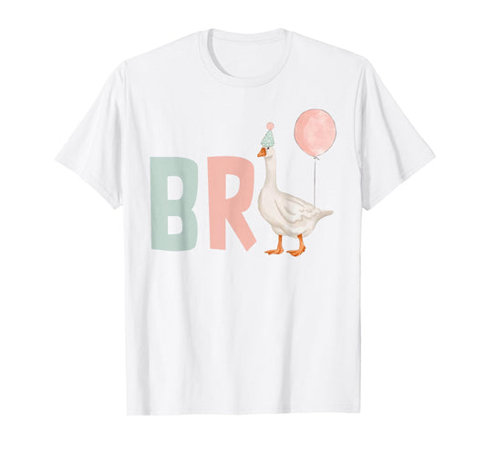 One Silly Goose Brother 1st First Birthday Family Matching T-Shirt