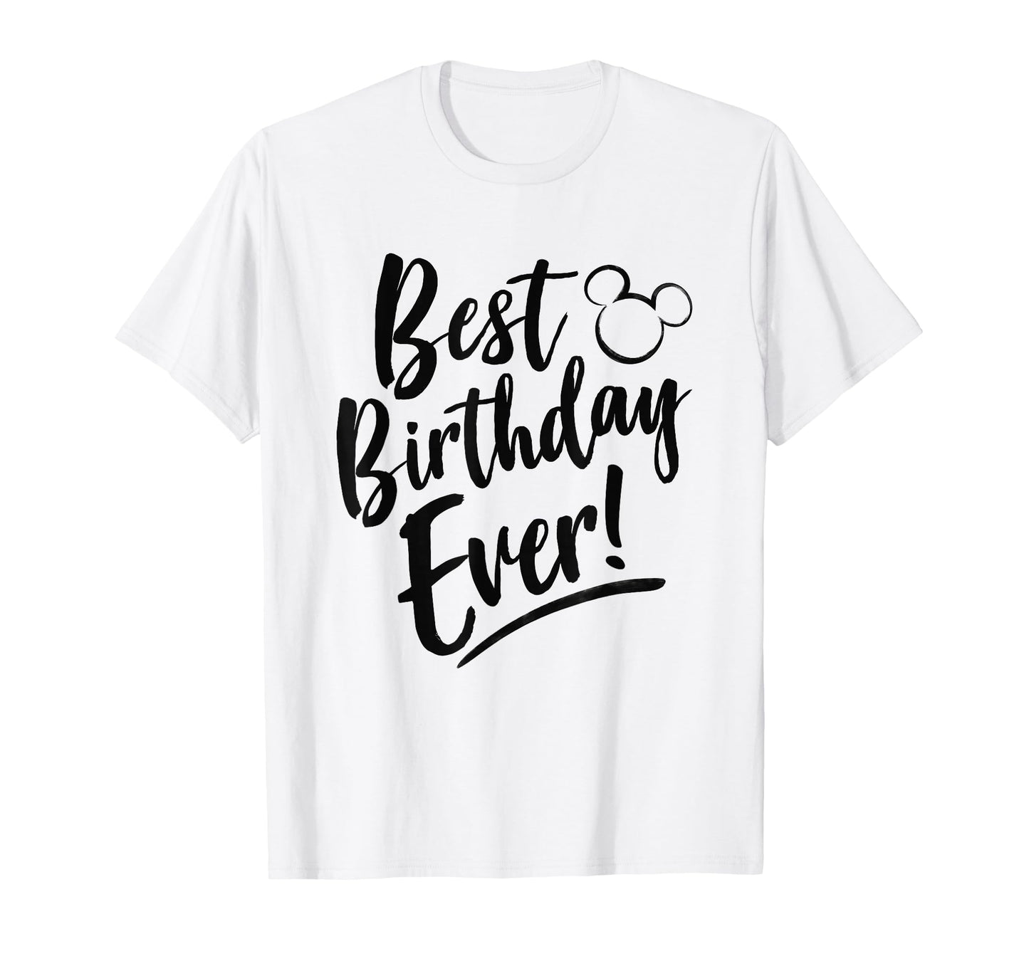 Disney Mickey And Friends Best Birthday Ever Classic Logo T-Shirt
