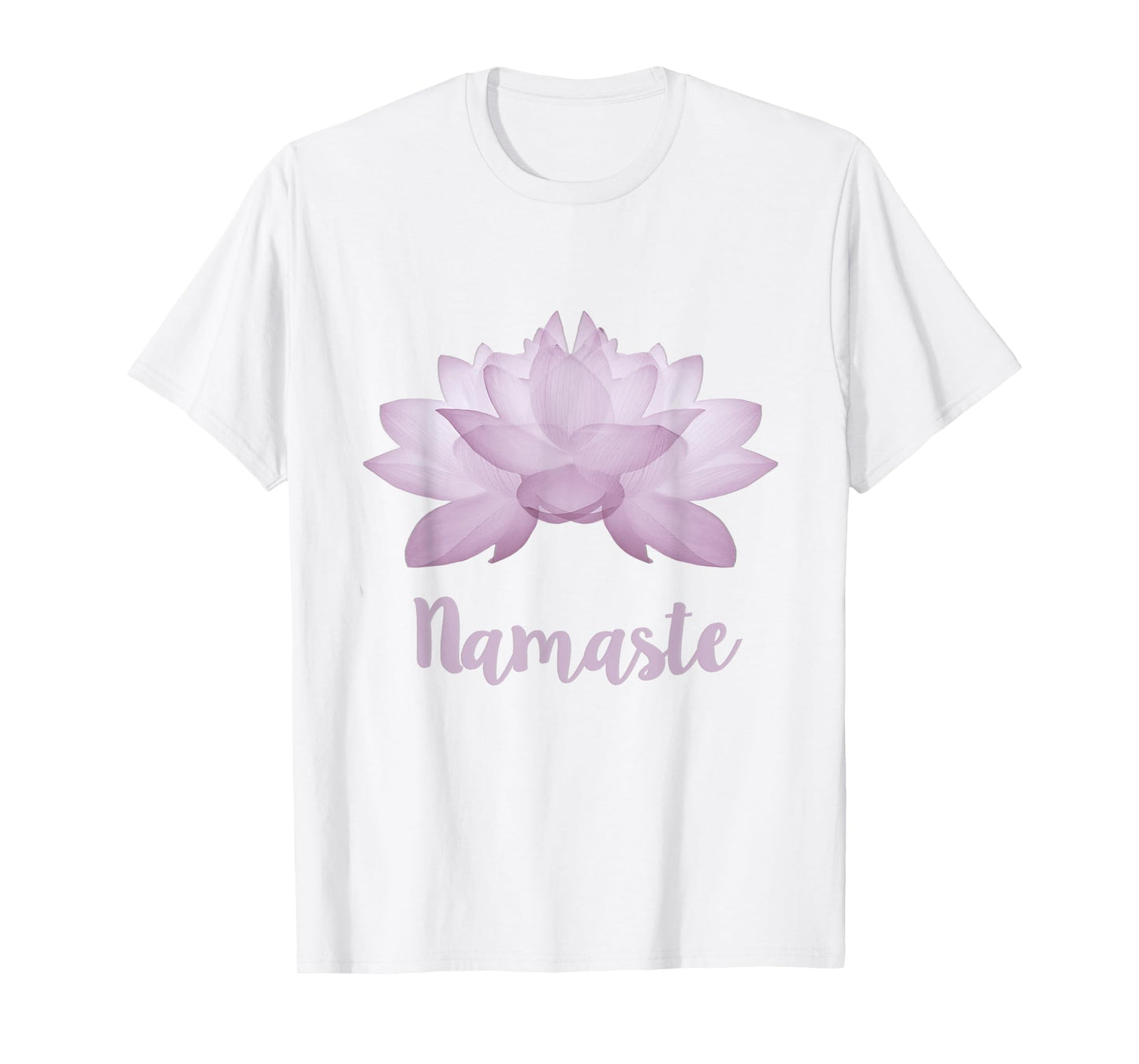 Lotus Namaste Yoga Graphic Tee for Women and girls T-Shirt
