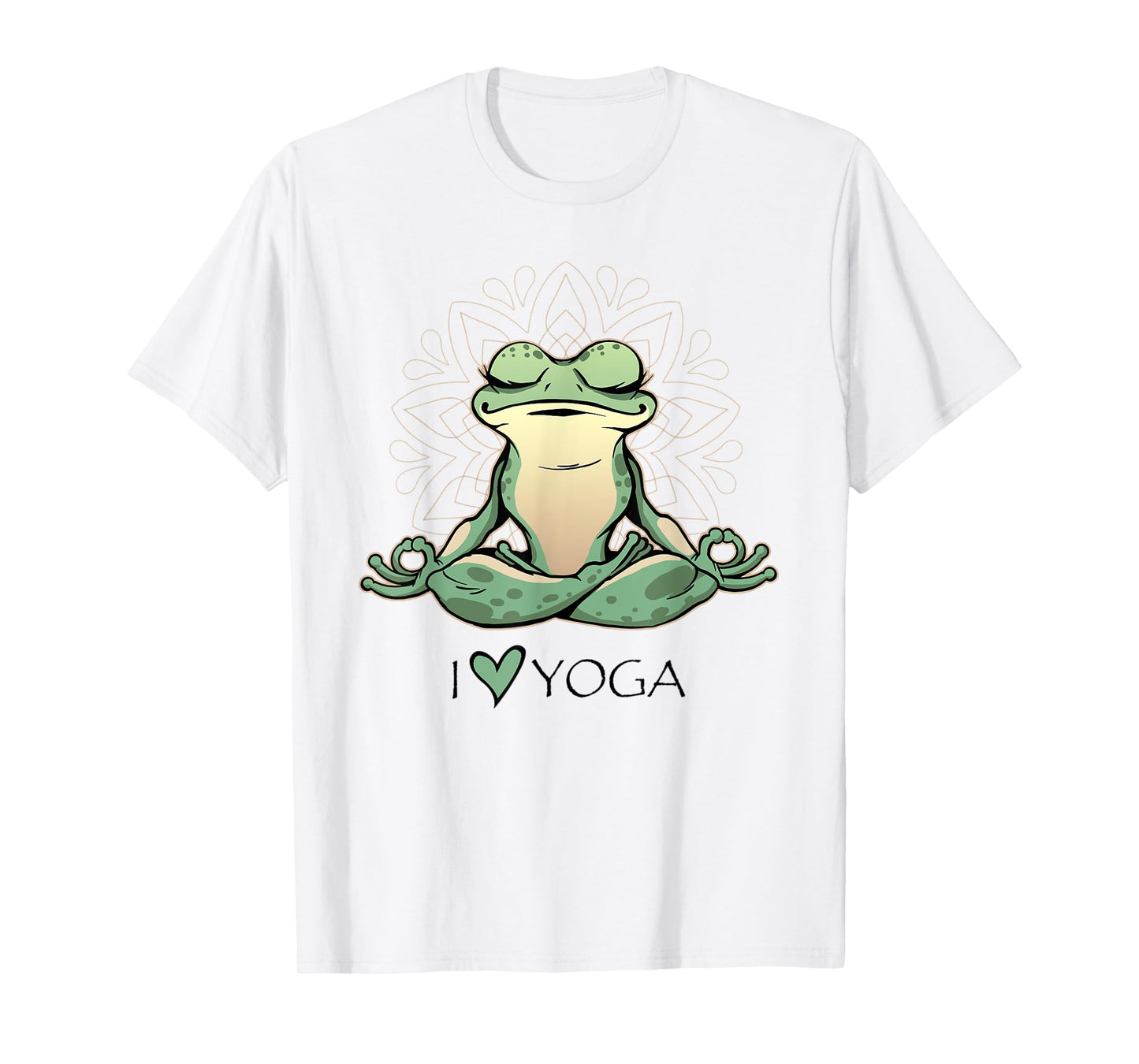 I Love Yoga I Heart Yoga Frog T-Shirt