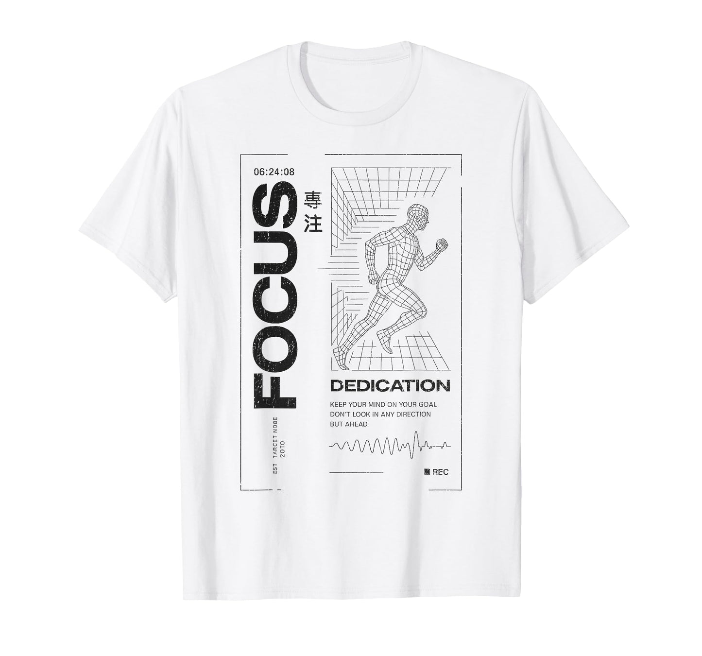 Y2K Fitness Quote Gym Training Discipline Yoga Sport Workout T-Shirt
