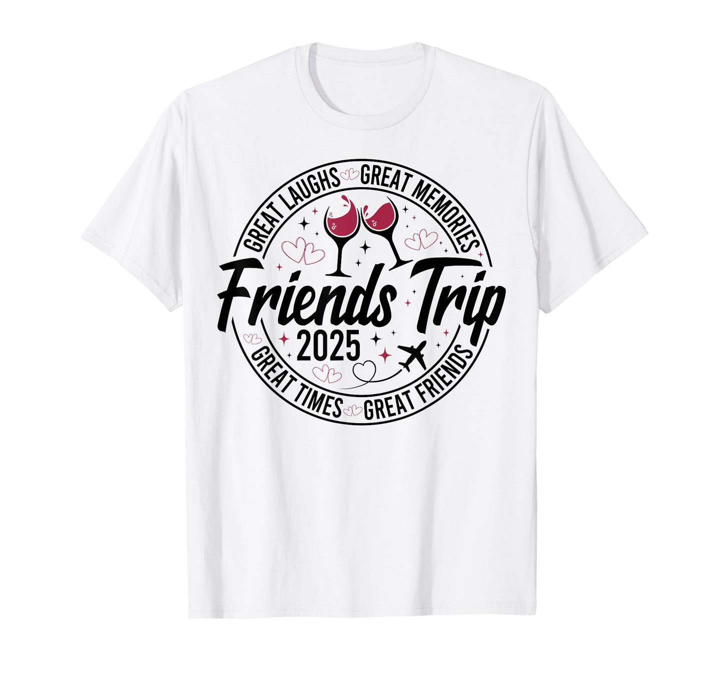 Trip Vacation 2025 Friends Matching Group T-Shirt