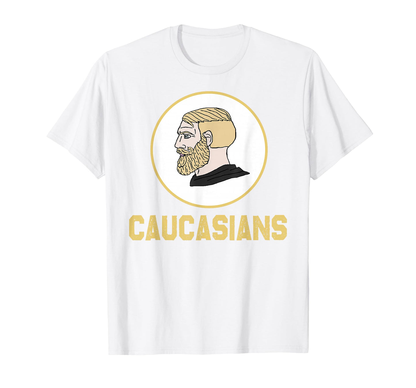 Caucasians Funny Vintage Caucasians Pride T-Shirt
