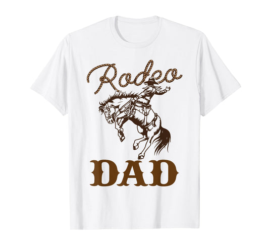 Dad Birthday Cowboy Cowgirl Western Rodeo Daddy Bday Party T-Shirt