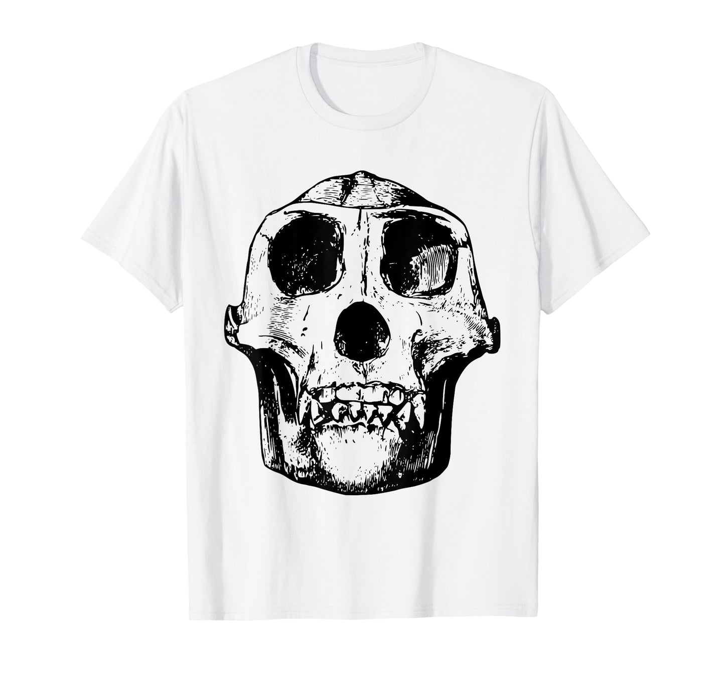 Neanderthal Skull Anthropologist T-Shirt