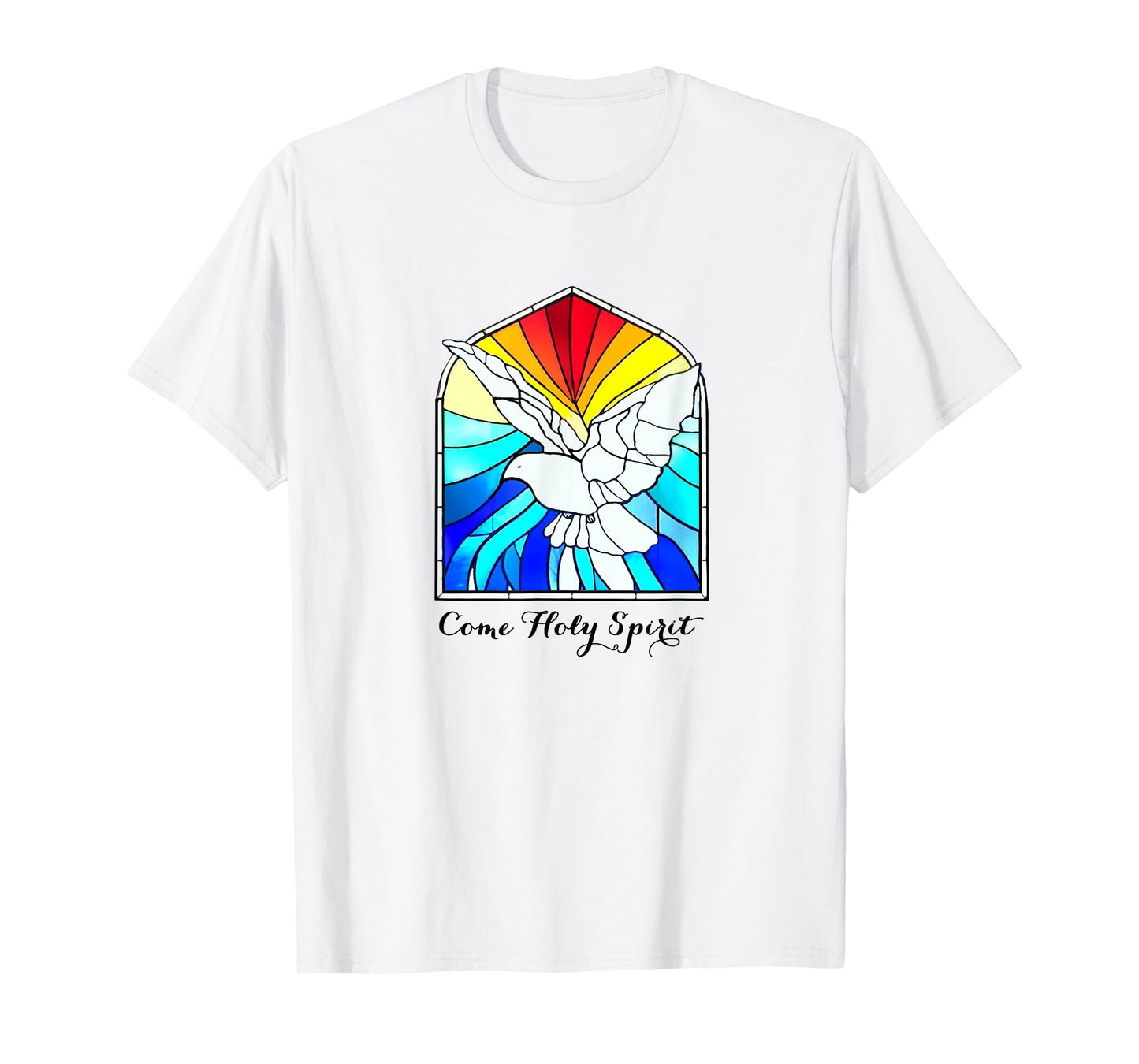 COME HOLY SPIRIT - Dove art design and Christian LOVE prayer T-Shirt