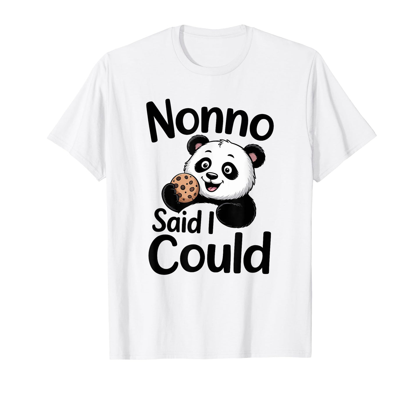 Funny Nonno Said I Could Sweet Panda Toddler Grandpa T-Shirt