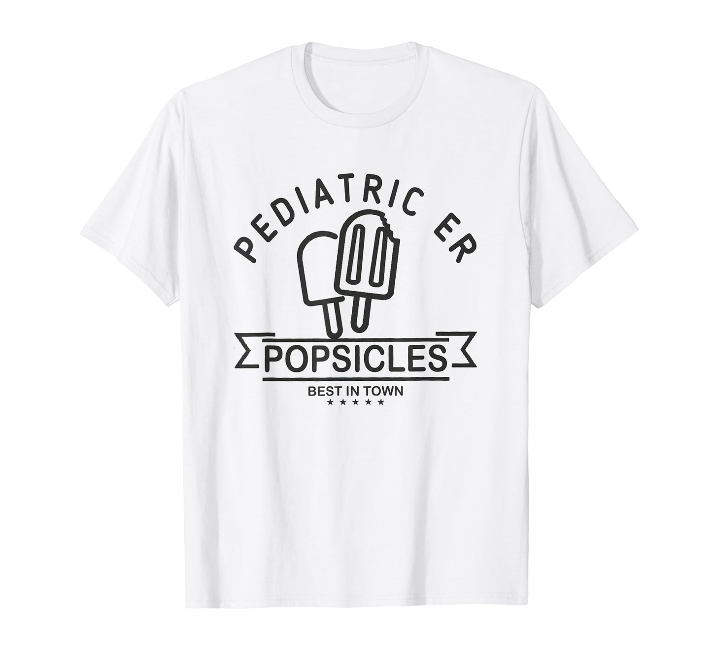 Pediatric Emergency Nurse Popsicle Funny ER ED Nurse Peds Rn T-Shirt