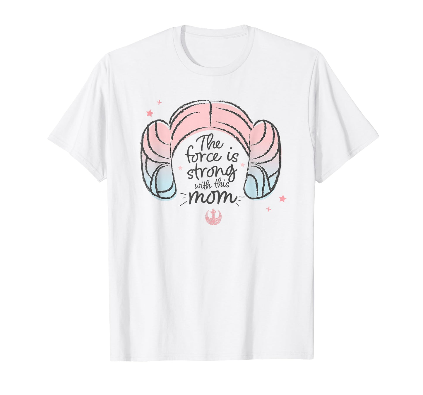 Star Wars Mother's Day Force Is Strong With This Mom Leia T-Shirt