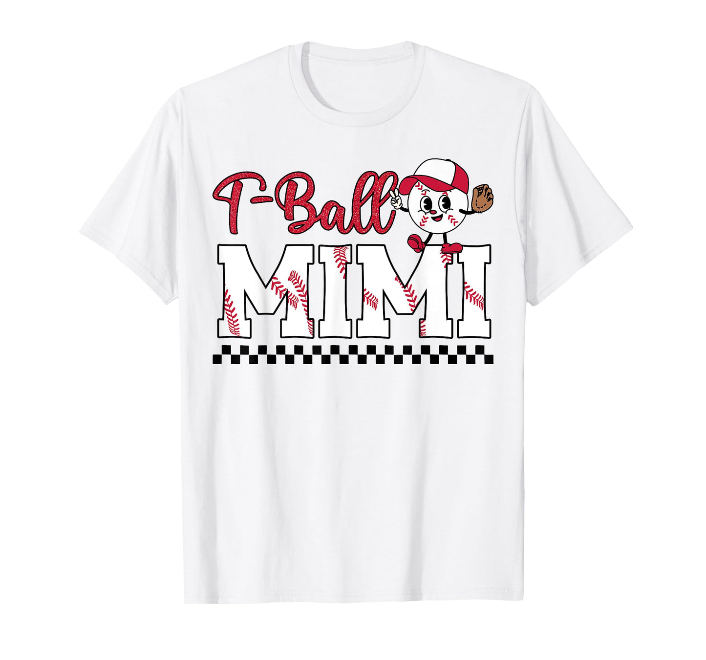 Tee Ball Mimi Leopard Funny Tball Mimi Mother's Day T-Shirt