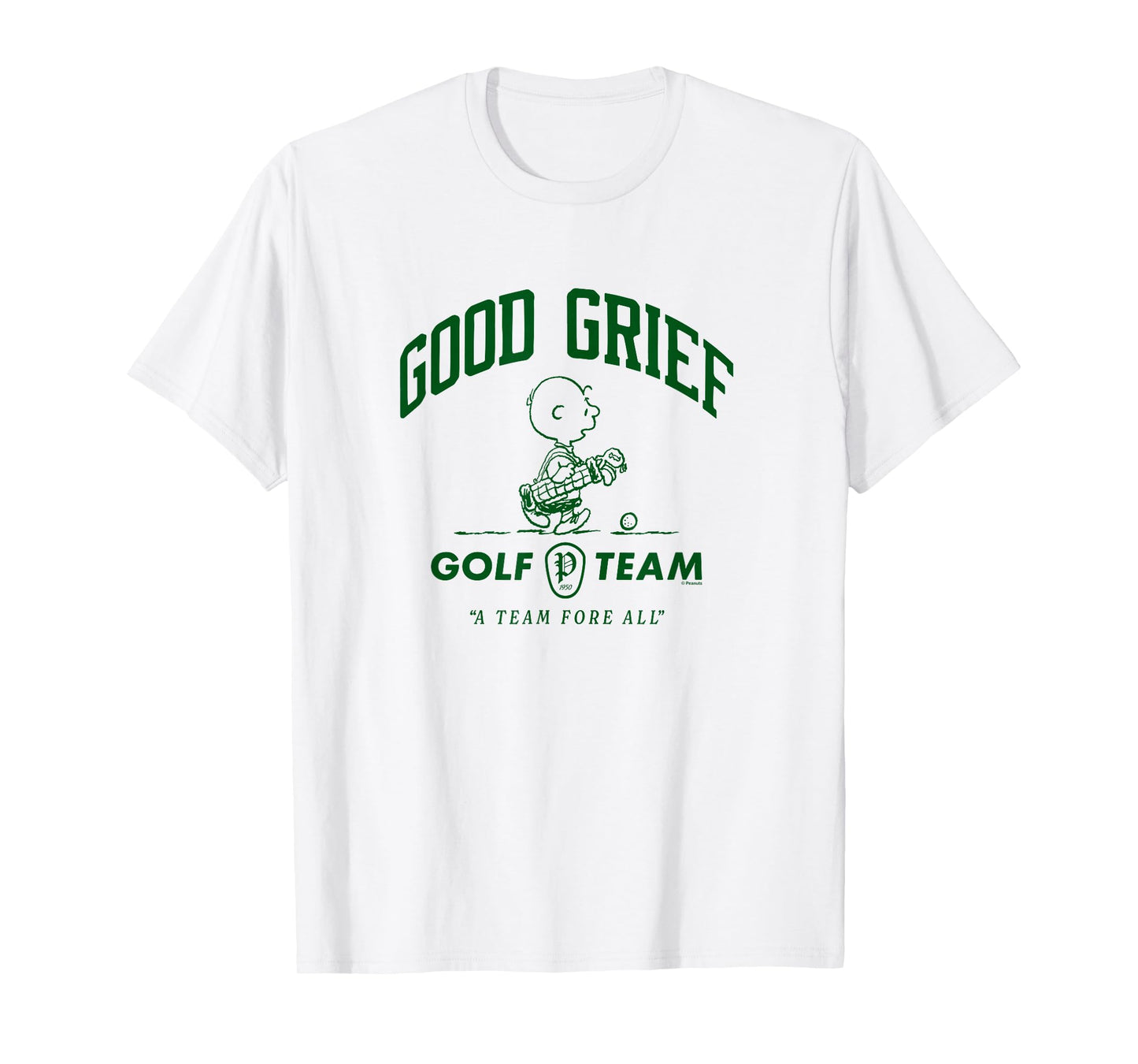 Peanuts - Good Grief Golf Team T-Shirt