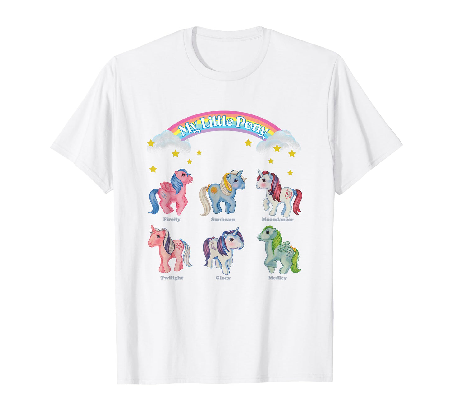 My Little Pony Classic Gen 1 Vintage Group Shot T-Shirt