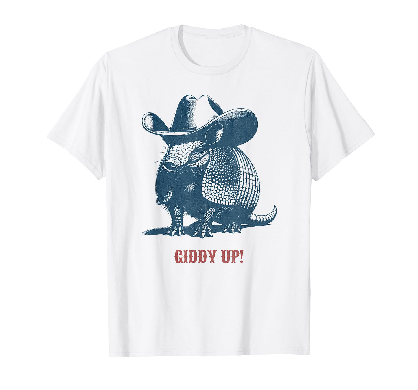Giddy Up Cowboy ready for Rodeo / Cowboy Armadillo T-Shirt