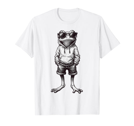 Frog With Sunglasses Halloween for Boys Men Kids T-Shirt