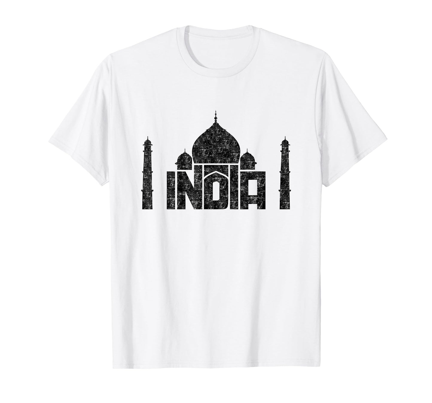 India Nice Taj Mahal in Agra Funny Typography Souvenir Gift T-Shirt