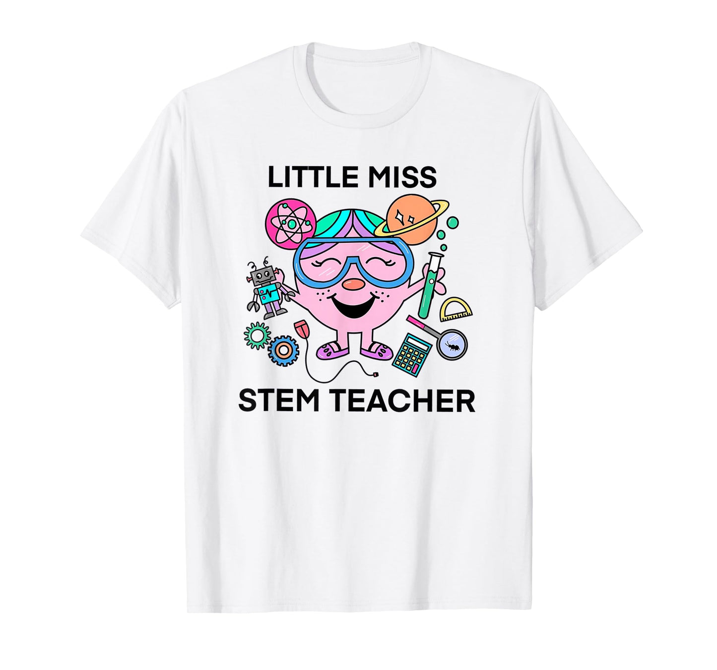 Little Miss Stem Teacher T-Shirt