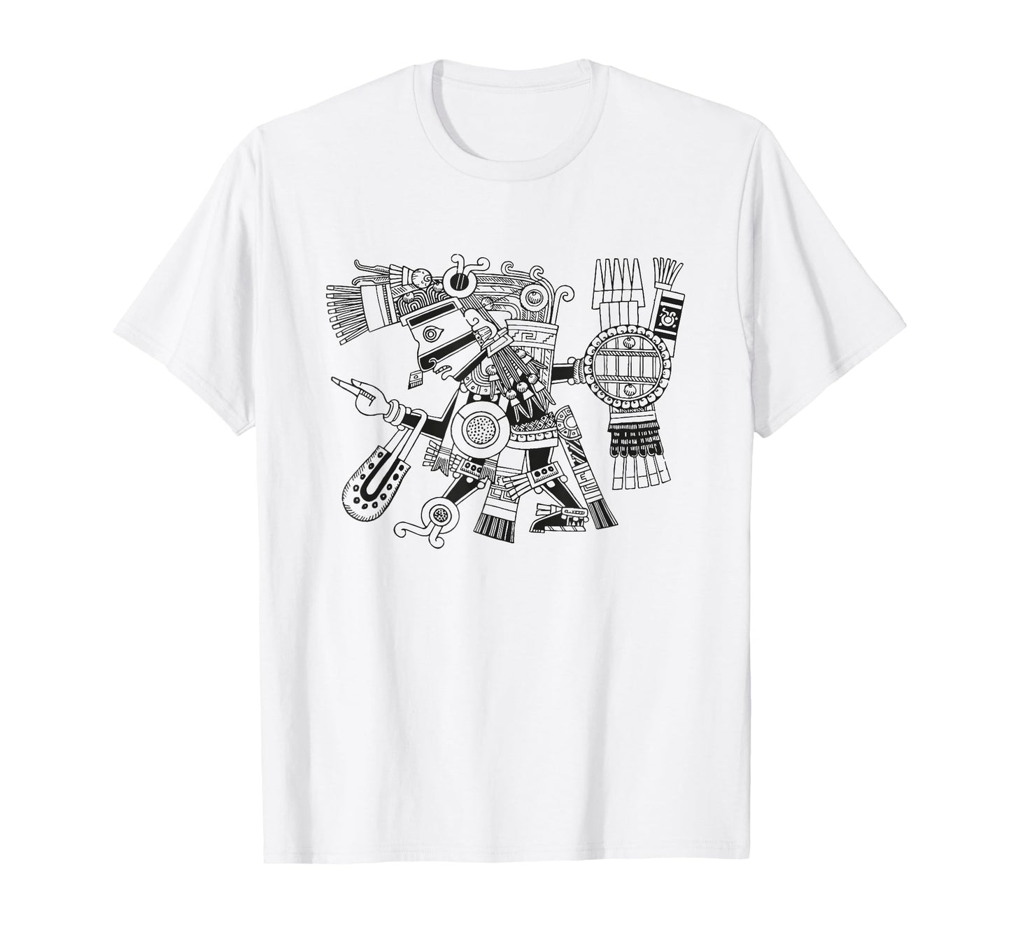 Maya patron deity Tezcatlipoca warrior Aztec Indians Mexico T-Shirt