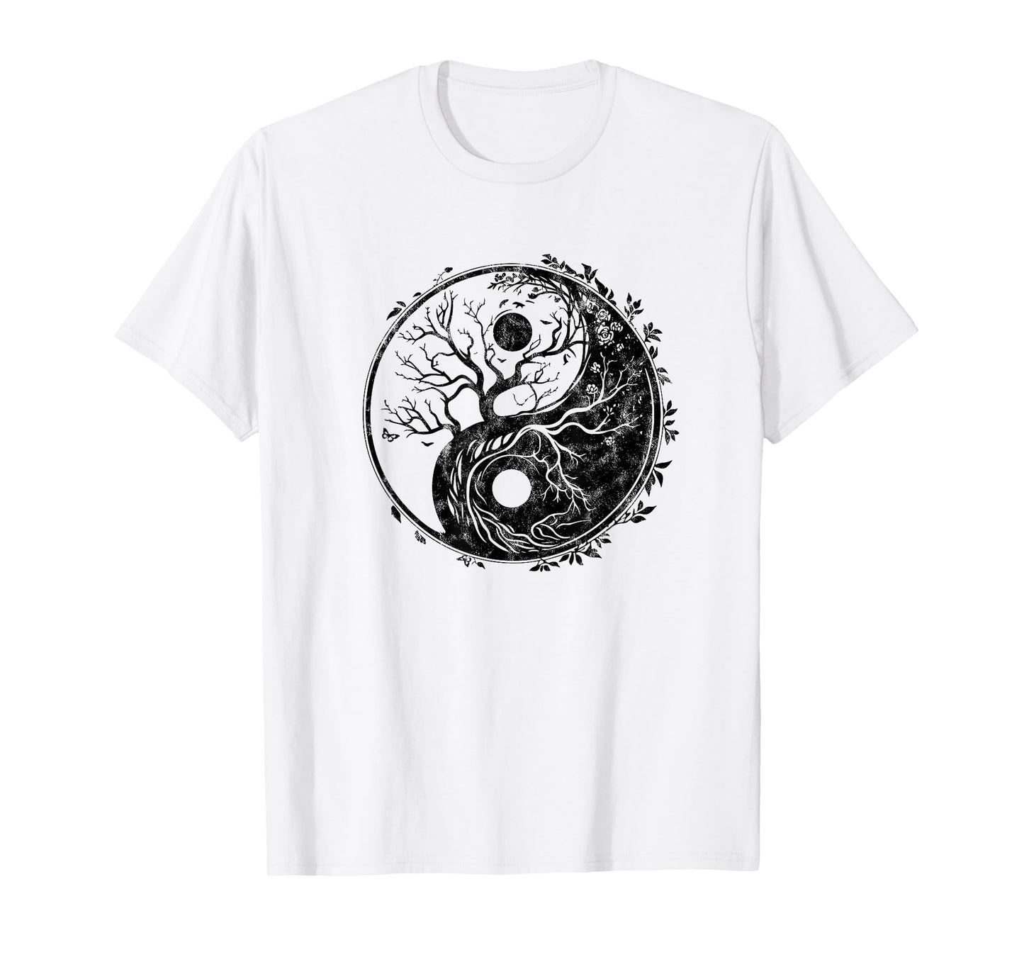 Yin Yang symbol, tree of life, Tai chi, Qigong, yoga, Taoism T-Shirt
