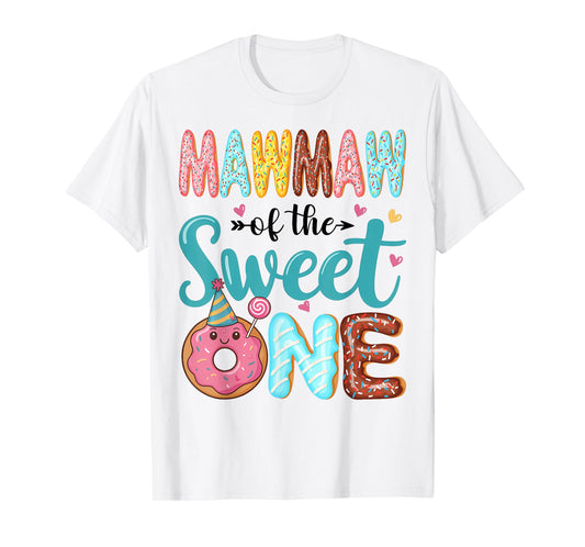 Mawmaw Of The Sweet One 1st Birthday Girl Donut Party T-Shirt
