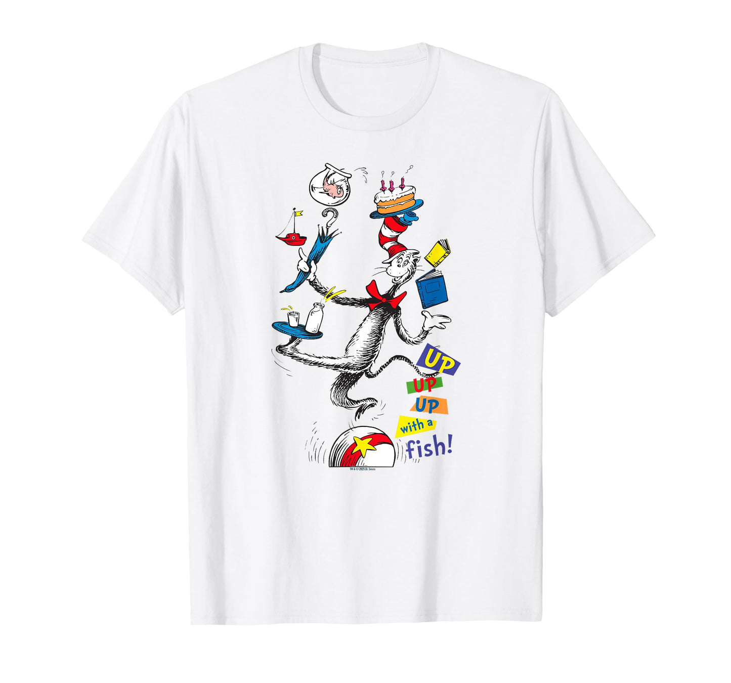 The Cat in the Hat Up Up Up - Officially Licensed T-Shirt