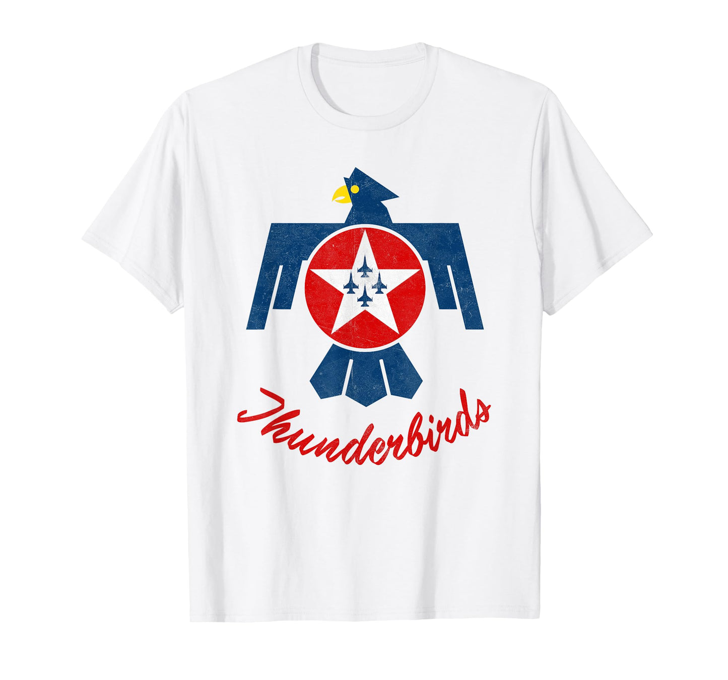 USAF Thunderbirds F16 57th Wing Vintage Airshow Gift Tee T-Shirt