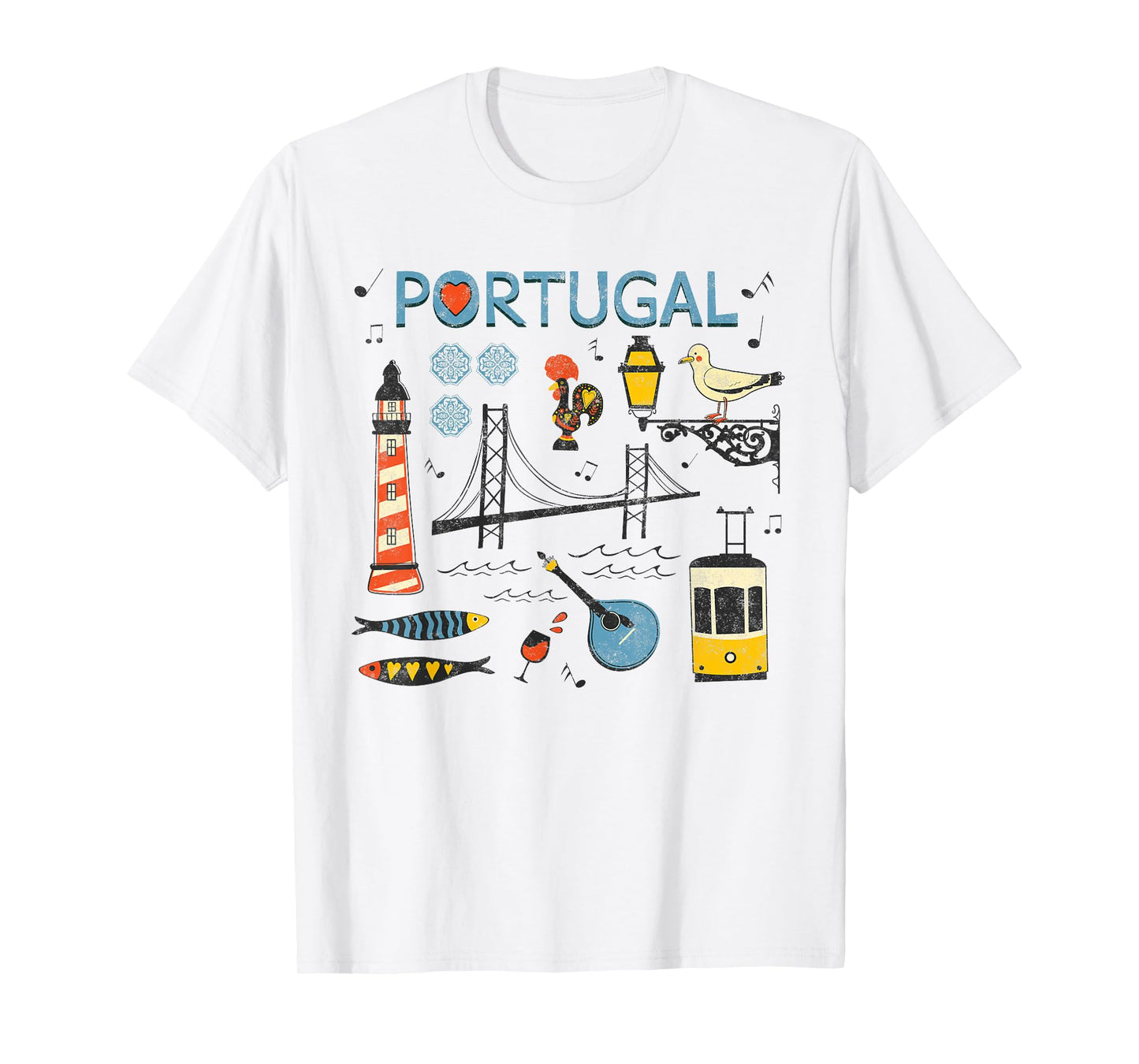 Travel Europe Portugal Lisbon Portuguese Vacation Souvenir T-Shirt