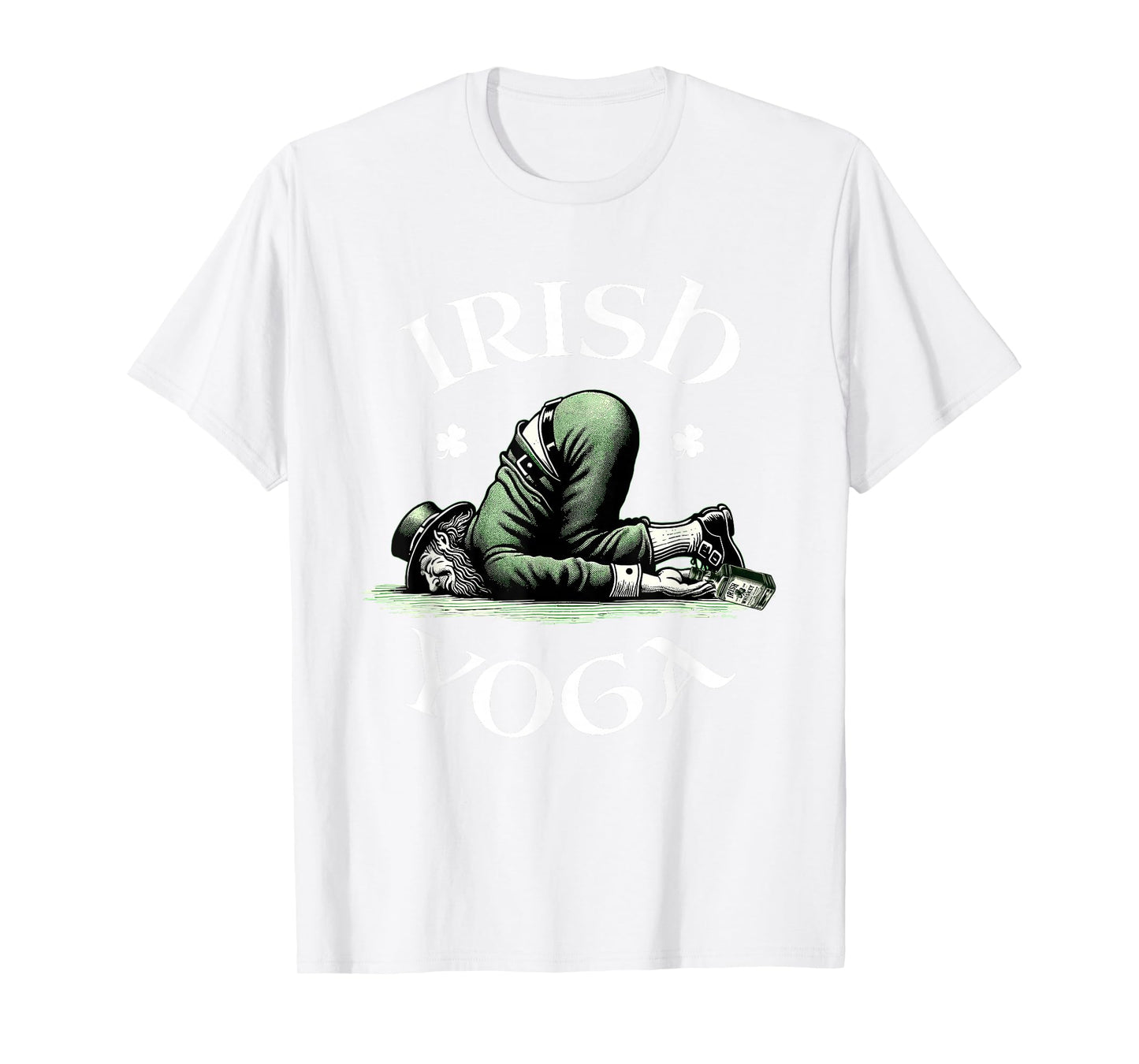 Irish Yoga Festive Green St. Paddy's Day Humor T-Shirt