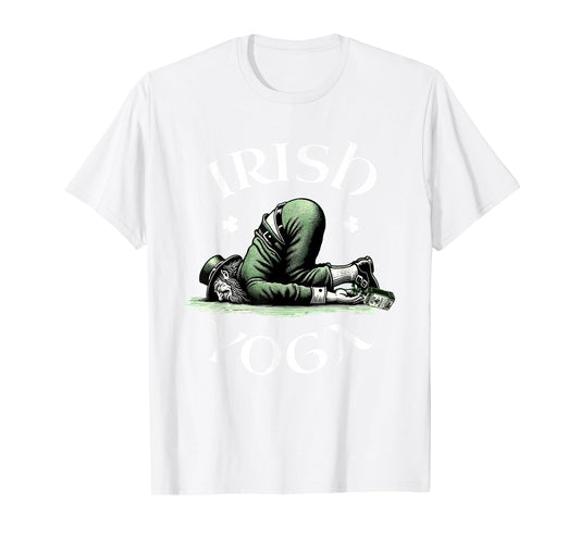 Irish Yoga Festive Green St. Paddy's Day Humor T-Shirt