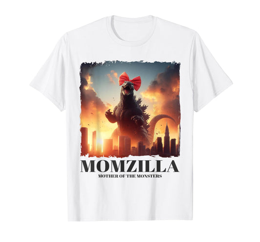 Momzilla Mother Of Monsters Retro Vintage Mama Mother's Day T-Shirt