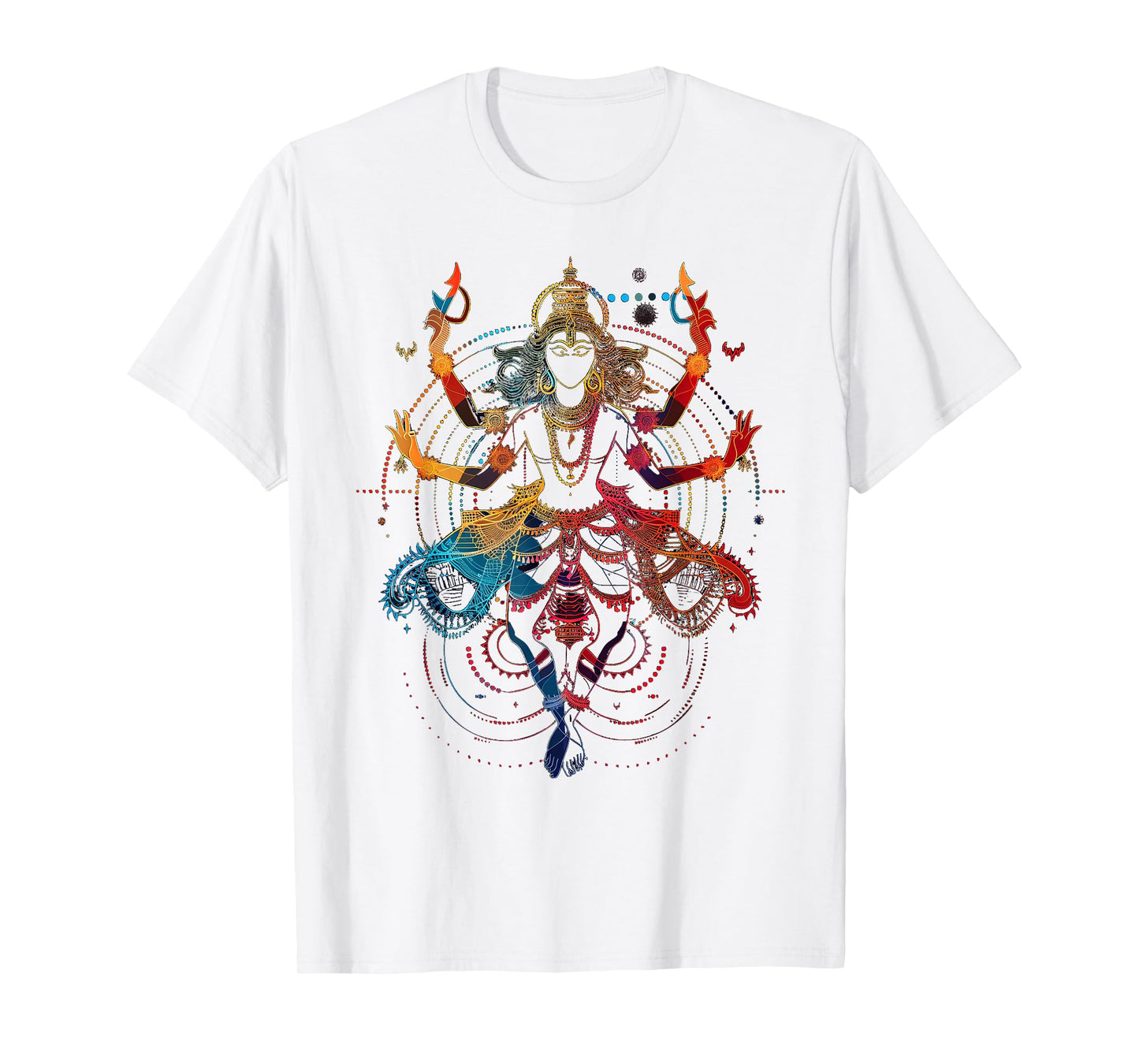 Shiva spiritual hindu god tandava dance yoga meditation T-Shirt
