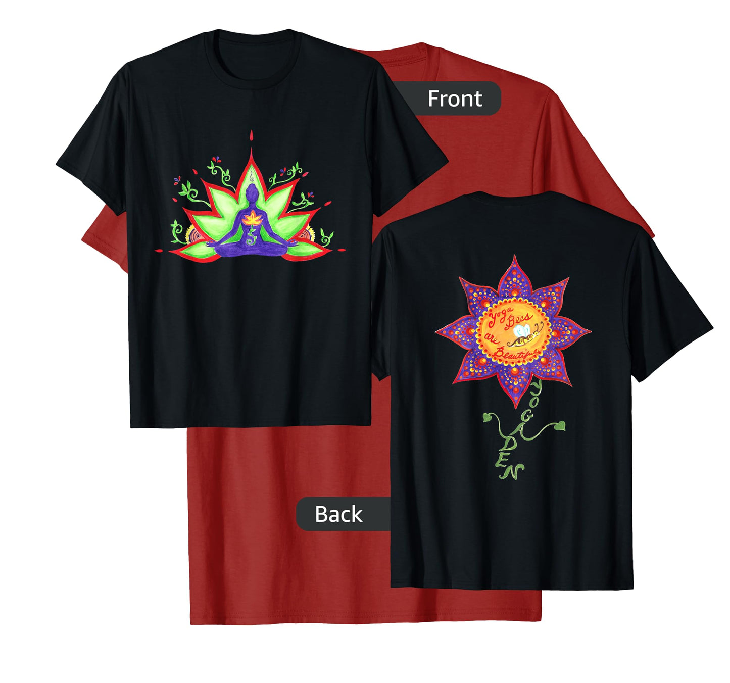 Yoga Bees Yoga Sutra Yoga Den T-Shirt