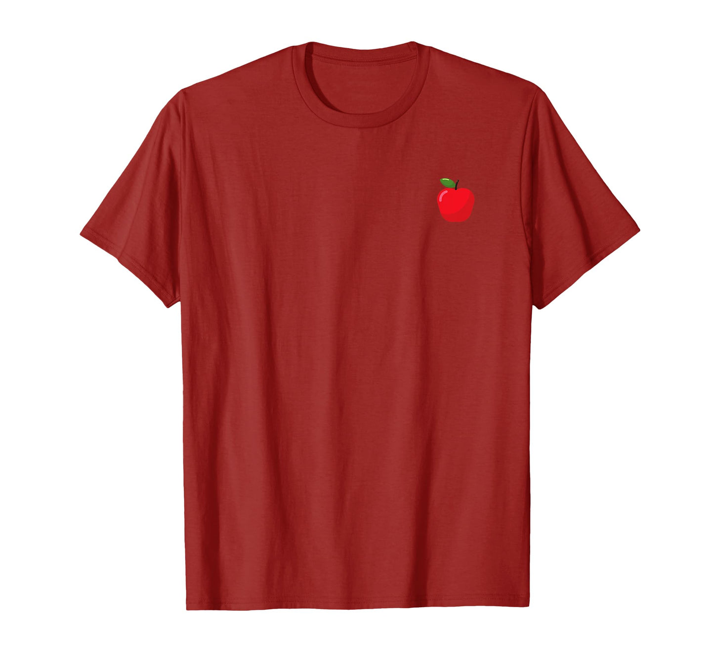 Minimalist Cute Apple for Children, Women, Men T-Shirt