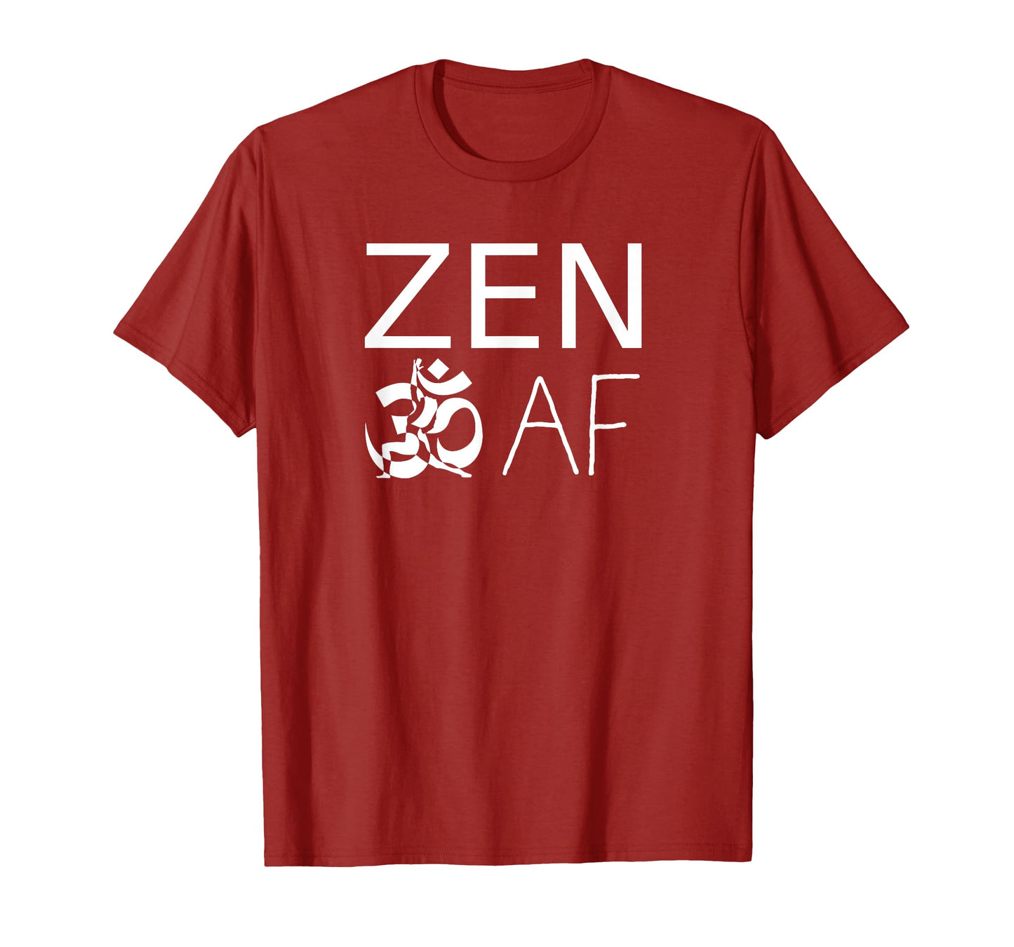 ZEN AF Ohm Sign Yoga Warrior T-Shirt