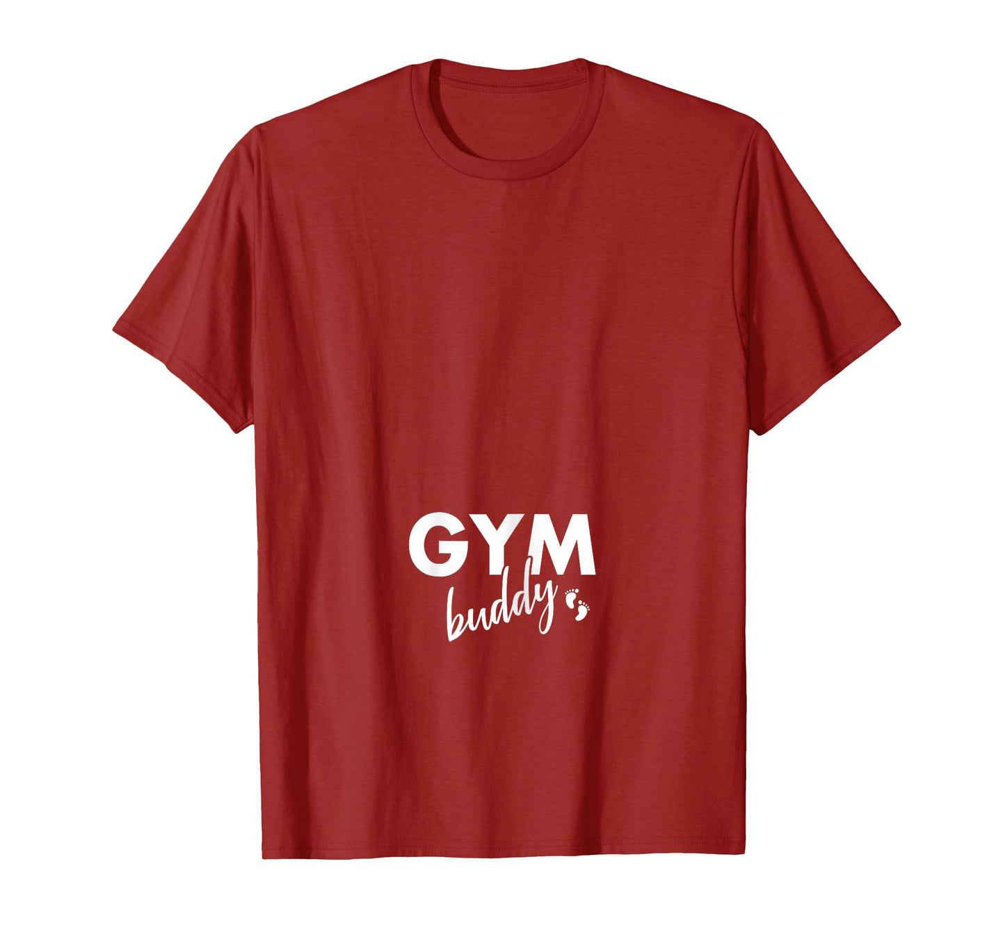 Gym Buddy Funny Pregnancy Workout Gifts For Pregnant Women T-Shirt