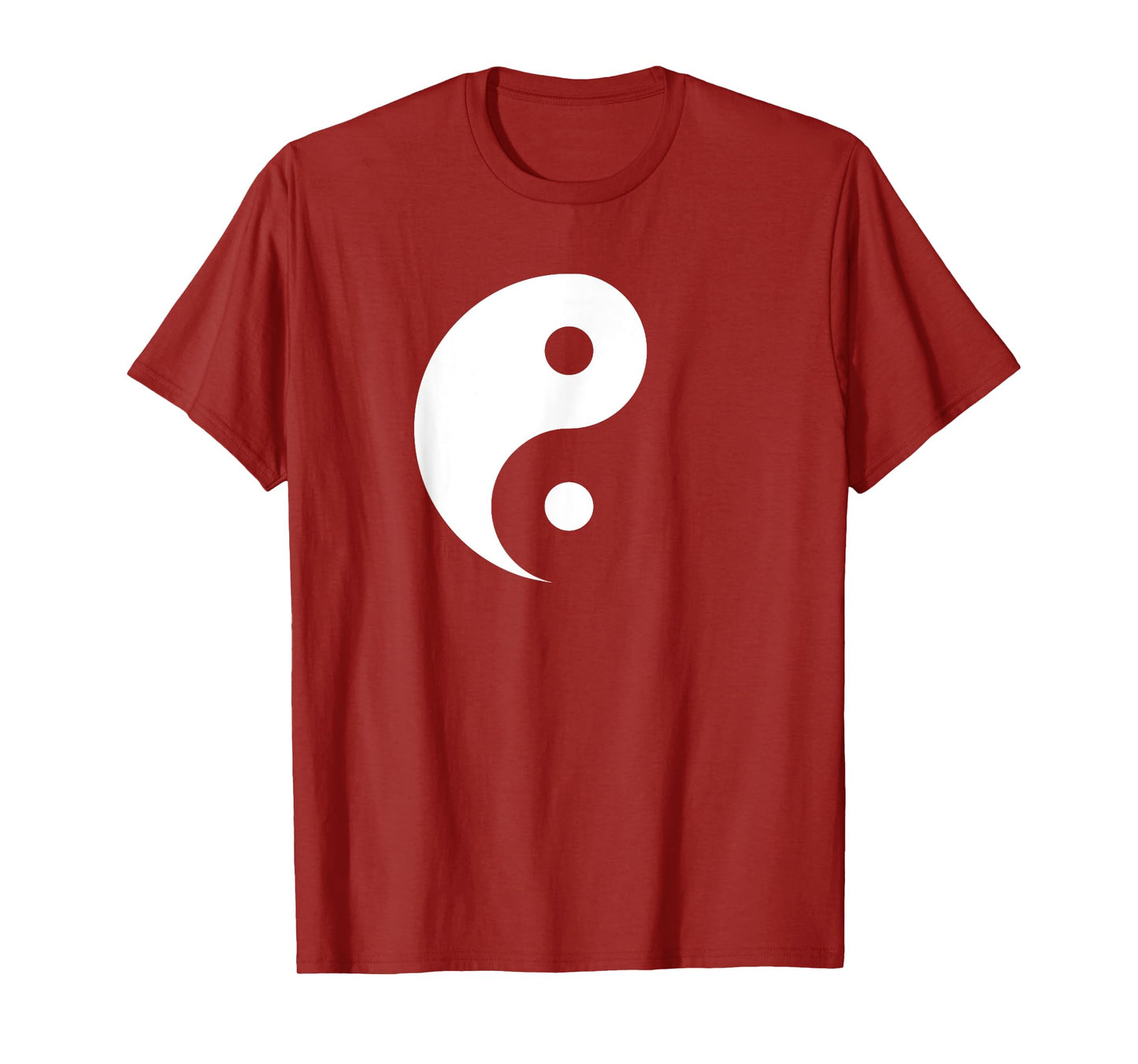 Miftees Yin Yang T-Shirt - Black - Small - Unisex - Short Sleeve - Classic Fit - Imported