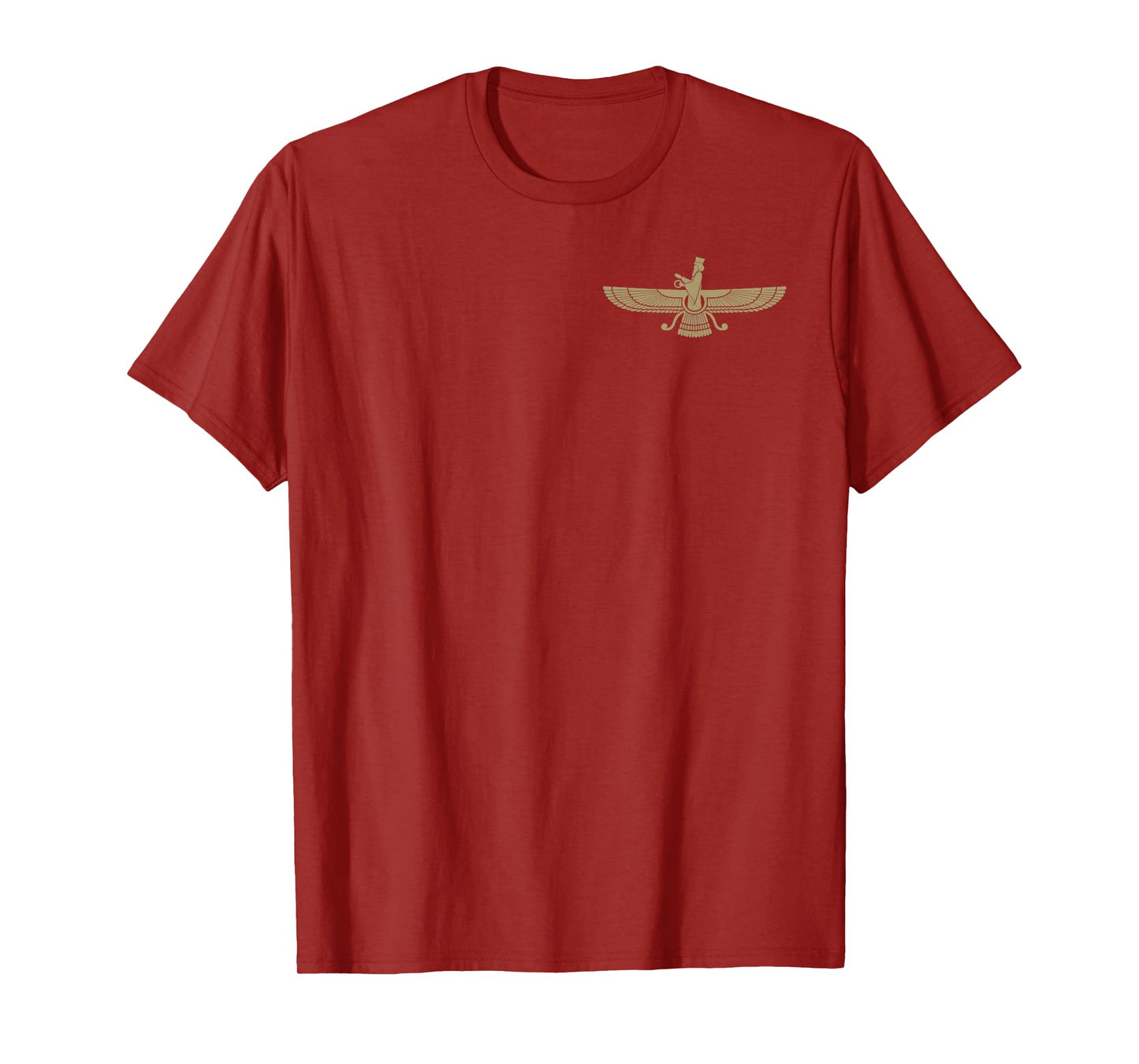 Faravahar Zoroastrianism Persian Discreet Symbol T-Shirt
