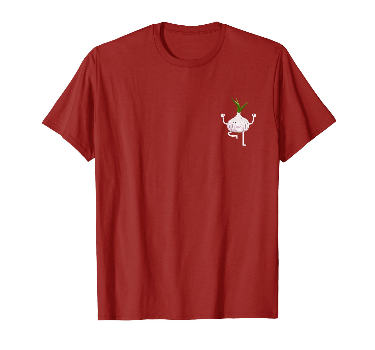 Yoga Fitness Instructor Garlic Lover Vegetable Farmer T-Shirt