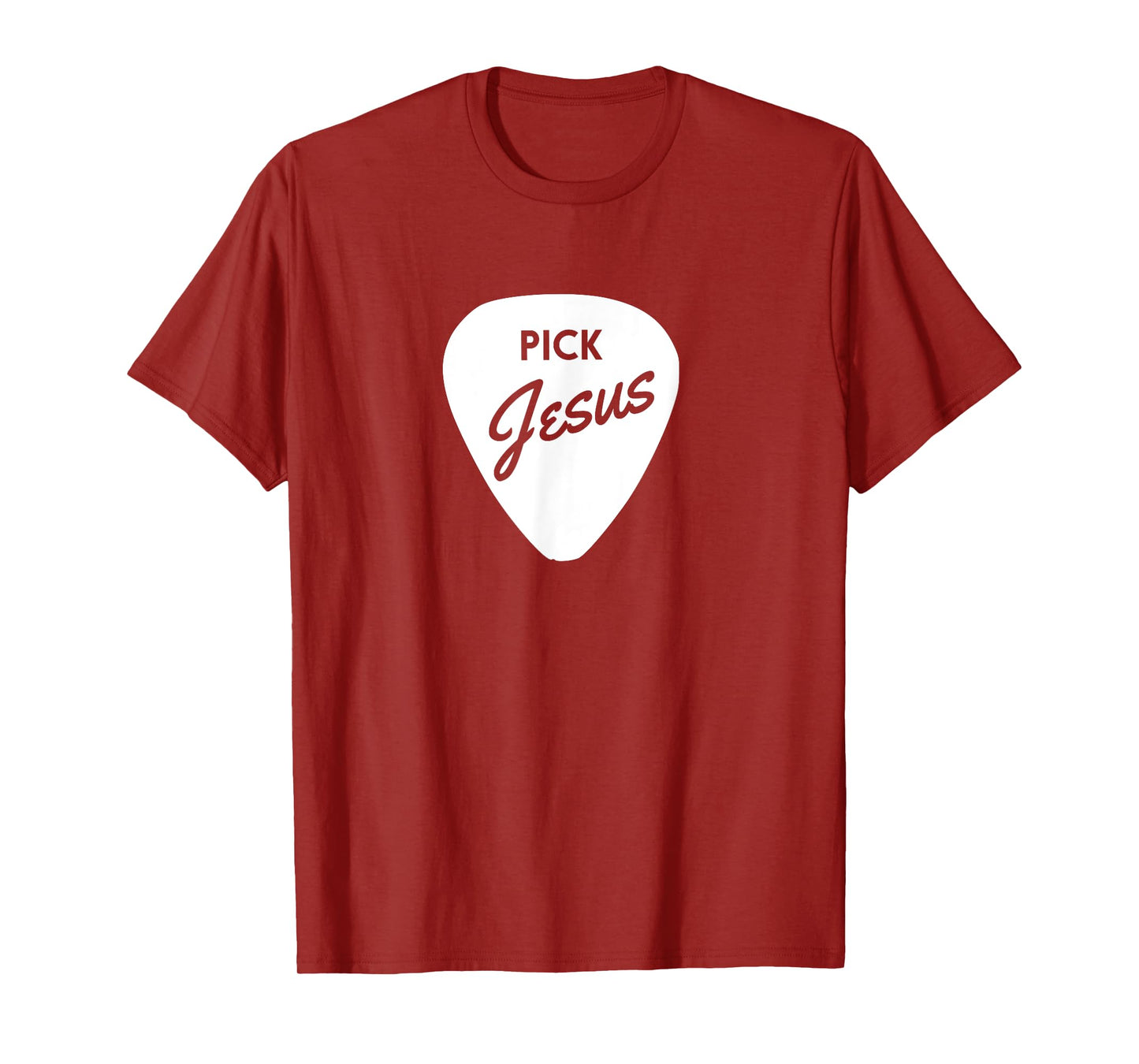 ChristianiTees: Guitar Pick Jesus T-Shirt T-Shirt