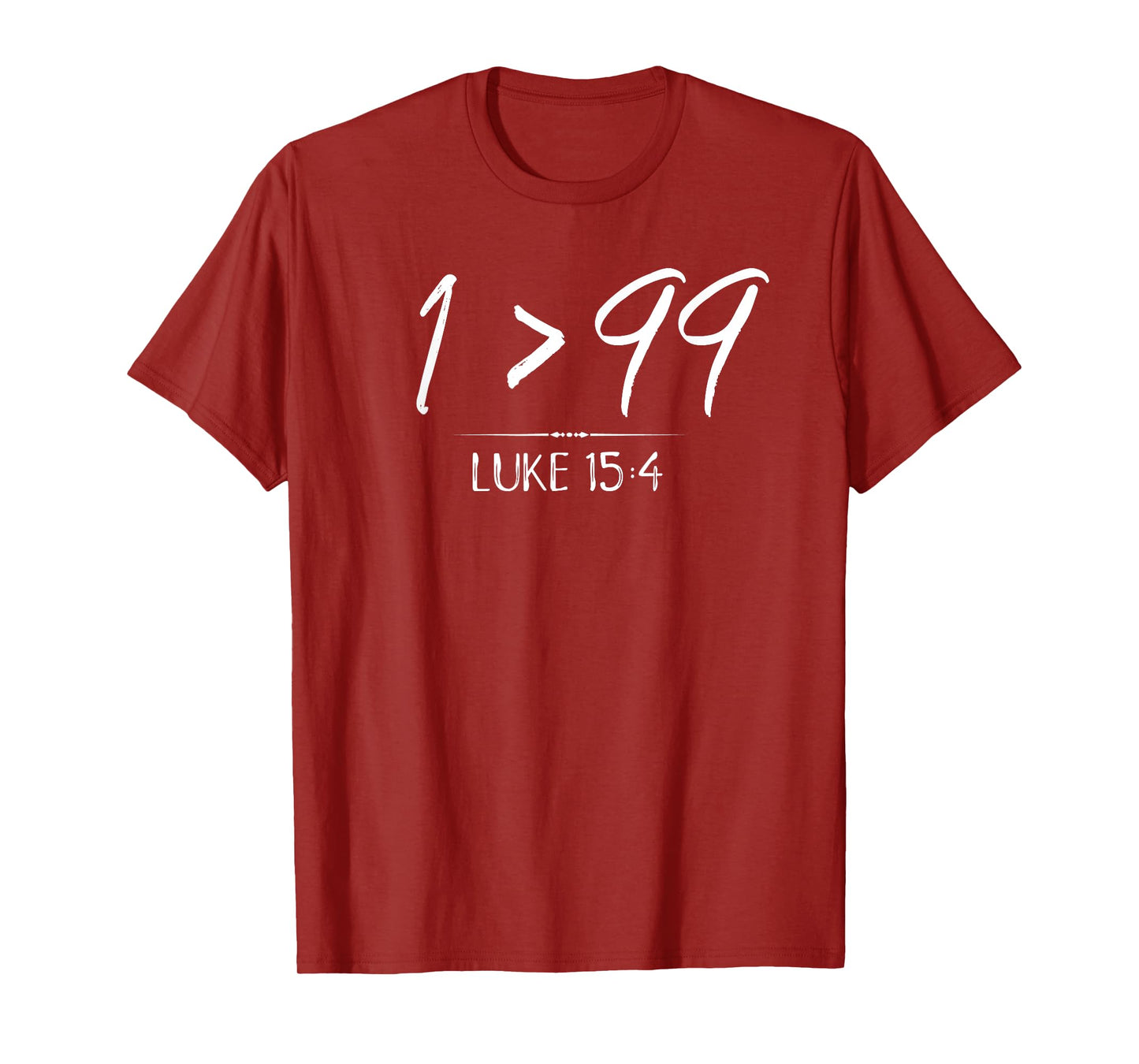 He Left The 99 To Rescue Me Christian Shirt Luke Sheep Gift T-Shirt