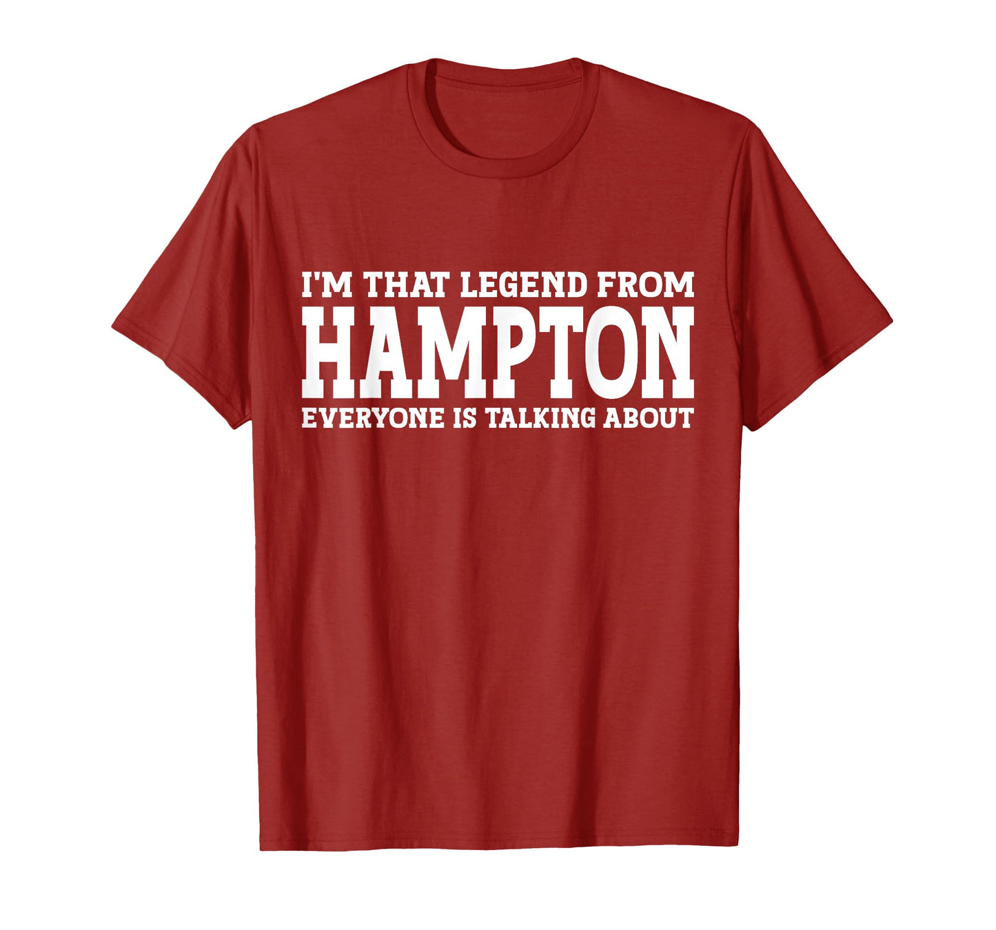 Hampton Hometown VA Virginia Home Roots Funny City Hampton T-Shirt